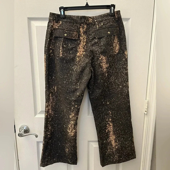 ! St. John Sport High Rise Printed Dark Wash Trouser Denim Jeans Multico… - Picture 2 of 6